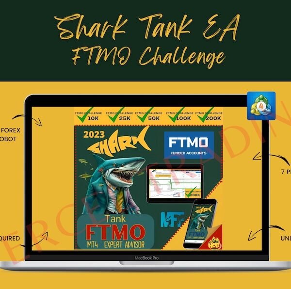 Shark Tank FTMO EA + SetFiles MT4 EA No DLL Required